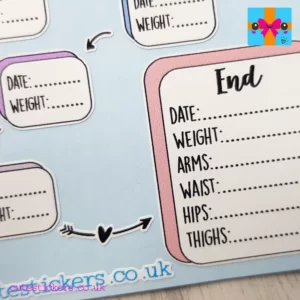 weight loss planner stickers