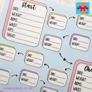 weight loss stickers