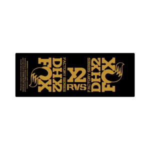 FOX FLOAT DHX2 2017 2020 rear shock sticker gold