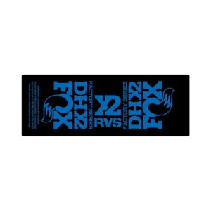 FOX FLOAT DHX2 2017 2020 rear shock sticker hope blue