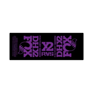 FOX FLOAT DHX2 2017 2020 rear shock sticker hope purple