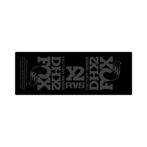FOX FLOAT DHX2 2017 2020 rear shock sticker stealth