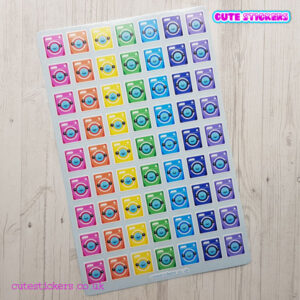laundry day planner stickers