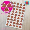 poop emoji planner stickers