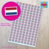 netherlands flag mini planner sticker