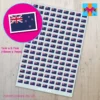 new zealand flag mini planner sticker