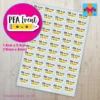 pfa parent friends association event planner stickers