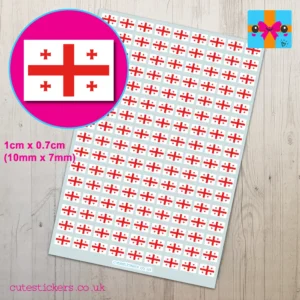 Georgia Flag stickers
