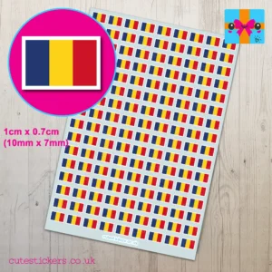 Romania flag stickers