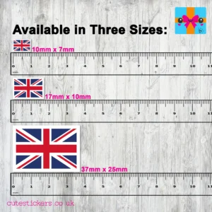 World flag stickers 3 sizes