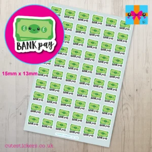 bank planner stickers for pay day