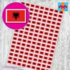 Albanian Flag Stickers