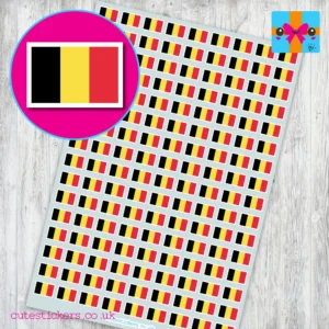 Belgium Flag Stickers