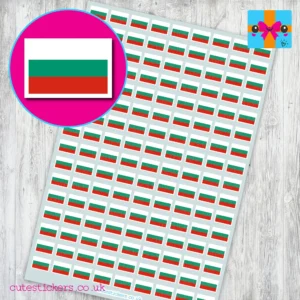 Bulgaria Flag Stickers