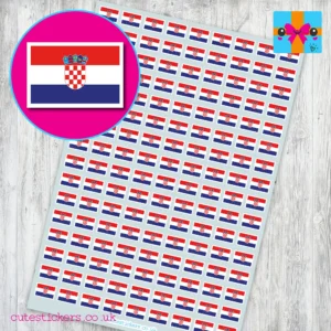 Croatia Flag Stickers