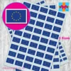 EU European Union Flag Stickers 3 Sizes