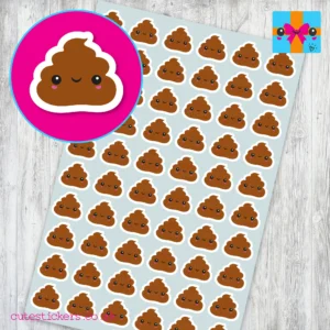 Poop Poo Potty Training Planner Stickers