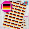 german flag stickers 3 sizes
