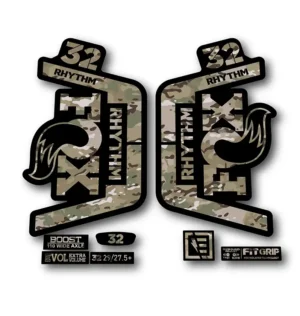 Fox 32 Rhythm Fork Stickers 2018 2019 camo