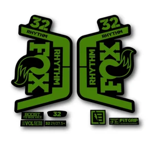 Fox 32 Rhythm Fork Stickers 2018 2019 green