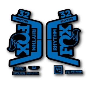 Fox 32 Rhythm Fork Stickers 2018 2019 hope blue