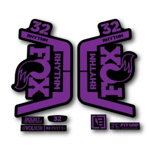 Fox 32 Rhythm Fork Stickers 2018 2019 hope purple