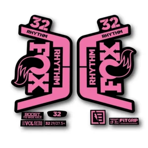 Fox 32 Rhythm Fork Stickers 2018 2019 pink