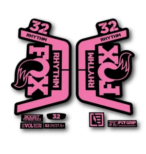 Fox 32 Rhythm Fork Stickers 2018 2019 pink