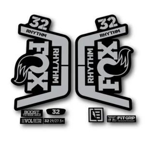 Fox 32 Rhythm Fork Stickers 2018 2019 silver