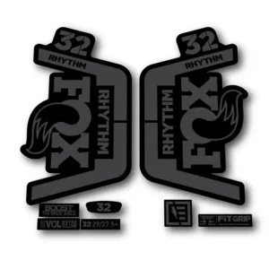 Fox 32 Rhythm Fork Stickers 2018 2019 stealth