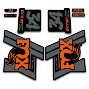 Fox 34 FACTORY Step Cast fork stickers 2019 2020 original