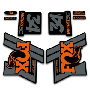 Fox 34 FACTORY Step Cast fork stickers 2019 2020 original