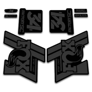 Fox 34 FACTORY Step Cast fork stickers 2019 2020 stealth