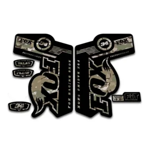 Fox 34 Talas Fork Stickers 2011 2014 camo