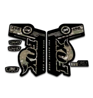 Fox 34 Talas Fork Stickers 2011 2014 camo
