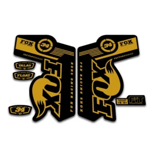 Fox 34 Talas Fork Stickers 2011 2014 gold