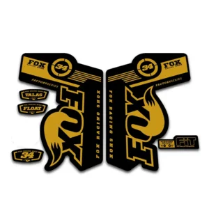 Fox 34 Talas Fork Stickers 2011 2014 gold