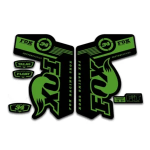 Fox 34 Talas Fork Stickers 2011 2014 green