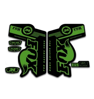 Fox 34 Talas Fork Stickers 2011 2014 green