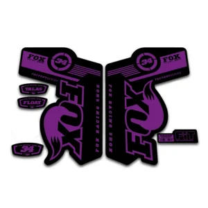 Fox 34 Talas Fork Stickers 2011 2014 hope purple