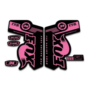 Fox 34 Talas Fork Stickers 2011 2014 pink