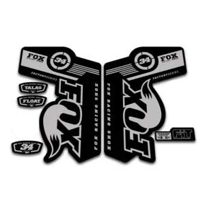 Fox 34 Talas Fork Stickers 2011 2014 silver