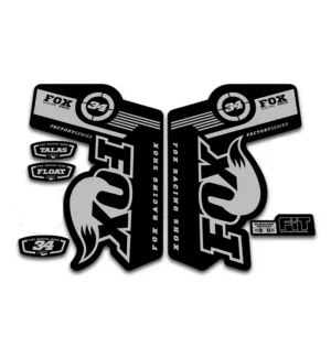 Fox 34 Talas Fork Stickers 2011 2014 silver