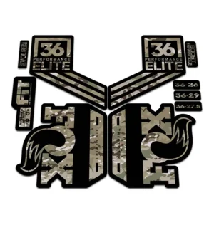 Fox 36 Performance Elite Fork Stickers 2018 camo