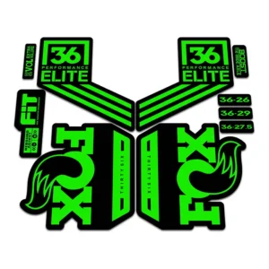 Fox 36 Performance Elite Fork Stickers 2018 fluorescent green