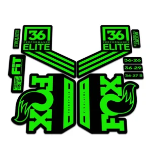 Fox 36 Performance Elite Fork Stickers 2018 fluorescent green