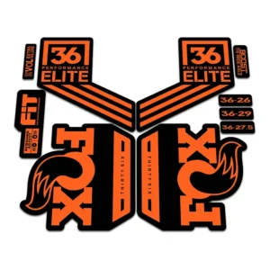 Fox 36 Performance Elite Fork Stickers 2018 fluorescent orange