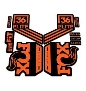 Fox 36 Performance Elite Fork Stickers 2018 fluorescent orange