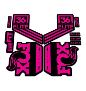 Fox 36 Performance Elite Fork Stickers 2018 fluorescent pink