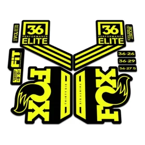Fox 36 Performance Elite Fork Stickers 2018 fluorescent yellow